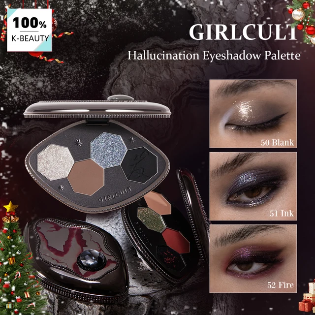 42033-9e734c.jpg Girlcult Hallucination Eyeshadow Palette,Fine Milled Non-Fallout,Dimensional Blending,Soft-Focus Matte,Glamour,Luxury,Seasonal