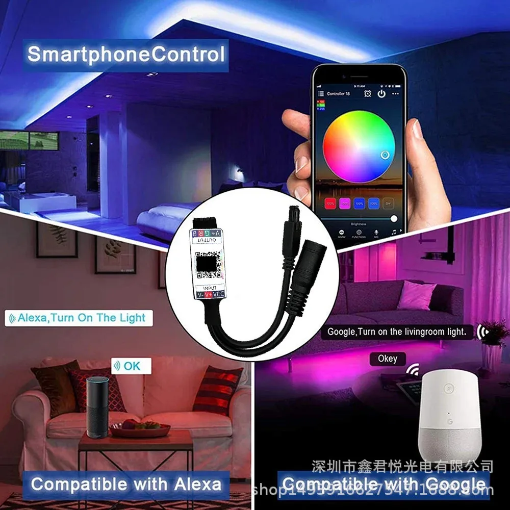 Пульт дистанционного управления 12 В постоянного тока RGB IR, 24 клавиши,  телефон 3 контакта, мини Радиочастотный пульт дистанционного управления для  светодиодной ленты, модель 2835/3528/5050/5730/5630 | AliExpress