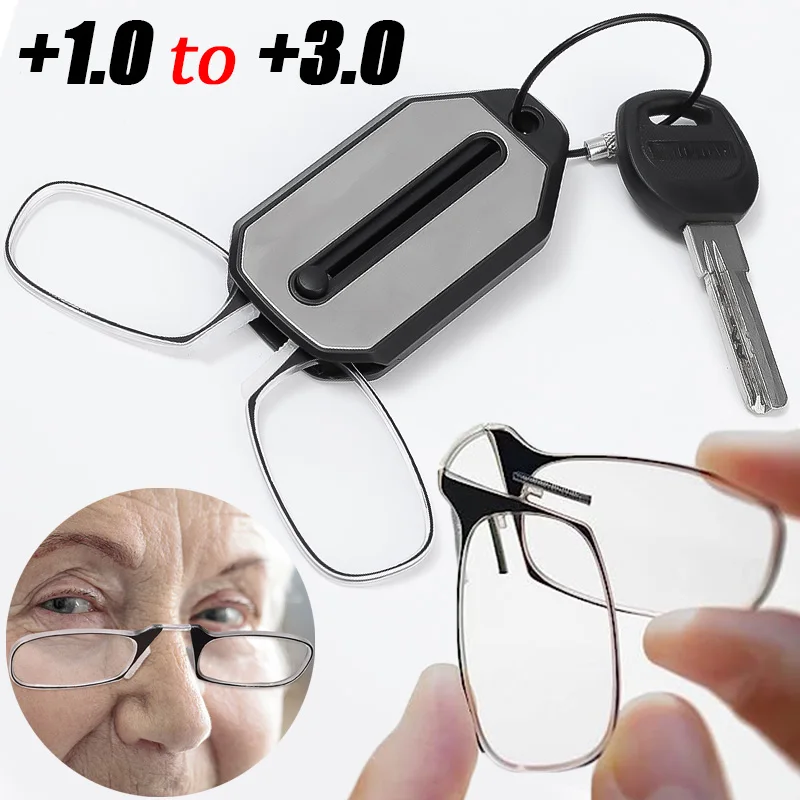 Nose-Clip-Reading-Glasses-Men-Women-Portable-Hyperopia-Glasses ...