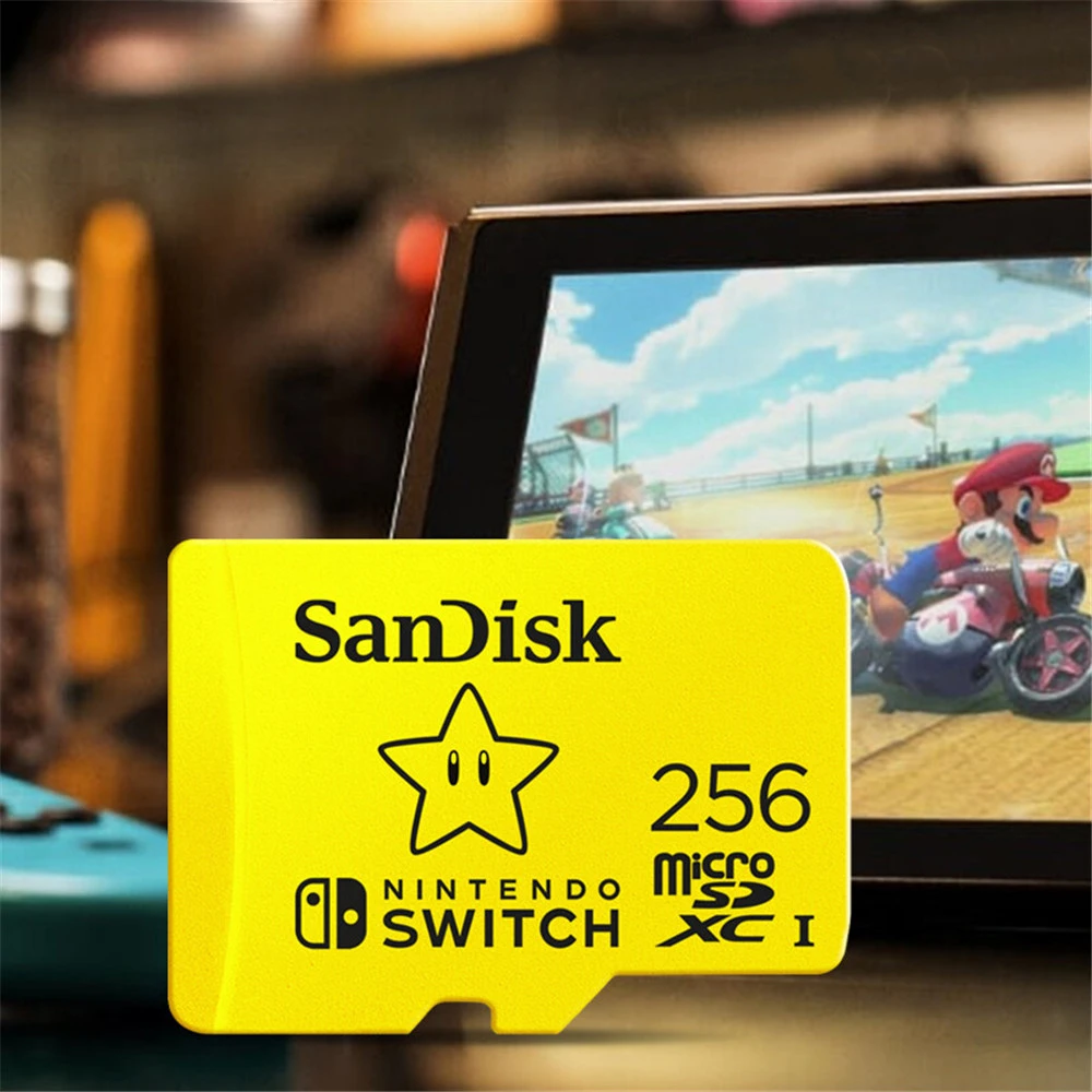 SanDisk – carte micro sd de 128 go, Nintendo Switch, 64 go, 256 go