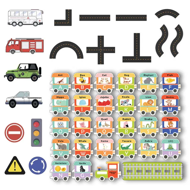 Baby Toys Flexible Road Track Car Stick Bath Toy Kids Bathroom Bathtub Soft EVA Paste Early Education DIY Sticker Puzzles Toys 1