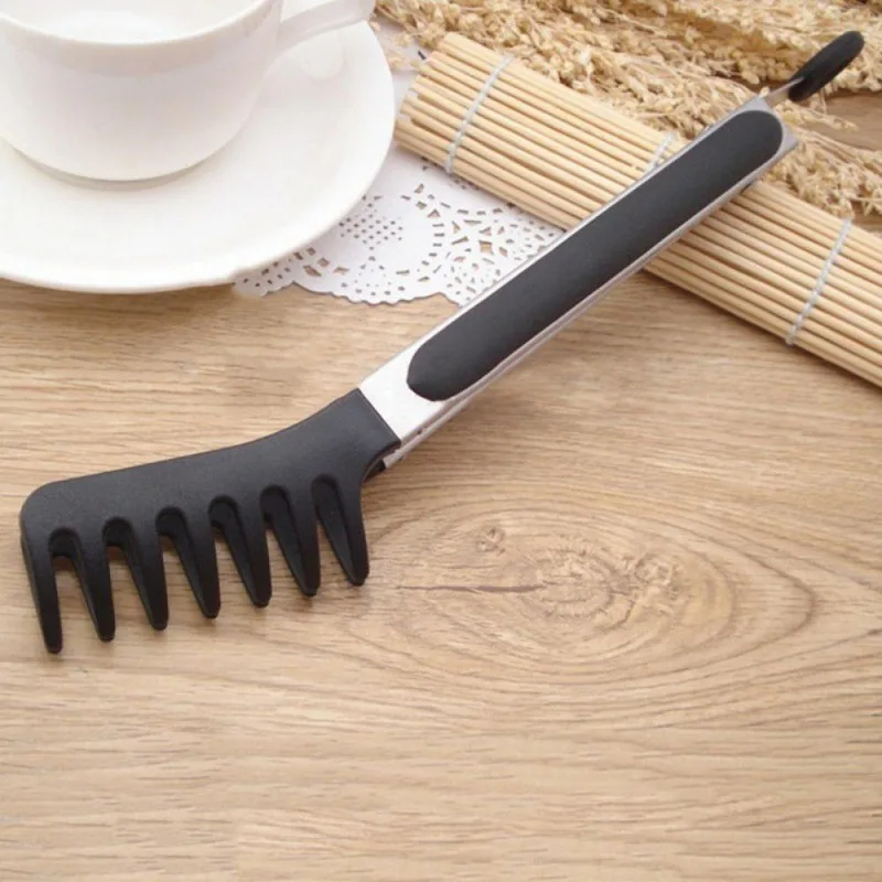 Creative Non-Slip Silicone Bread Tong Clip BBQ Food Grade Silicone Food Tong  Serving Tong Kitchen Tools BBQ Tools Accessories