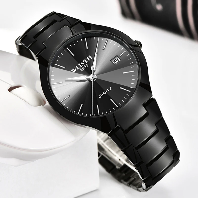 2024 Men Watch Top Brand Luxury Waterproof Luminous Stainless Steel Watches Sport Quartz Clock Mens Date Business Wristwatch 5