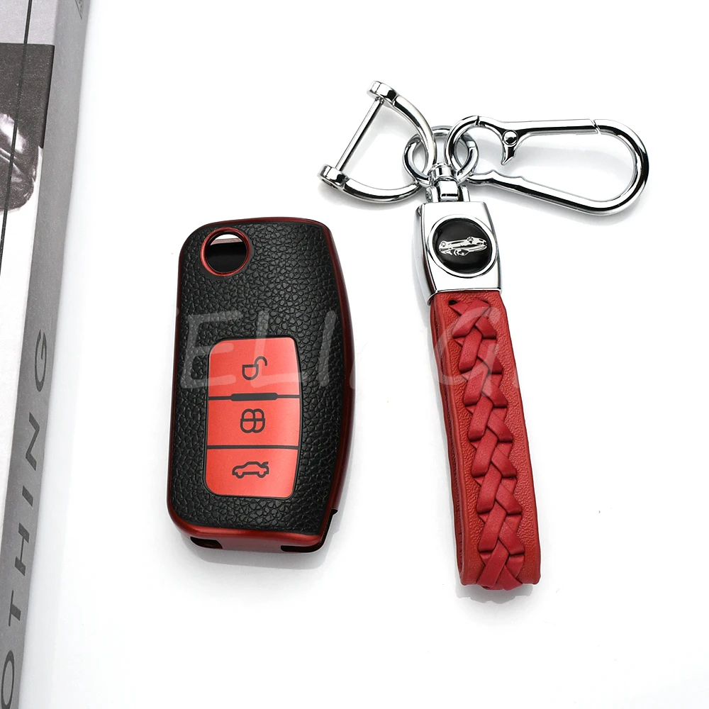 Premium Car Key Shell Fob Case Cover - Keyless Protector, Black