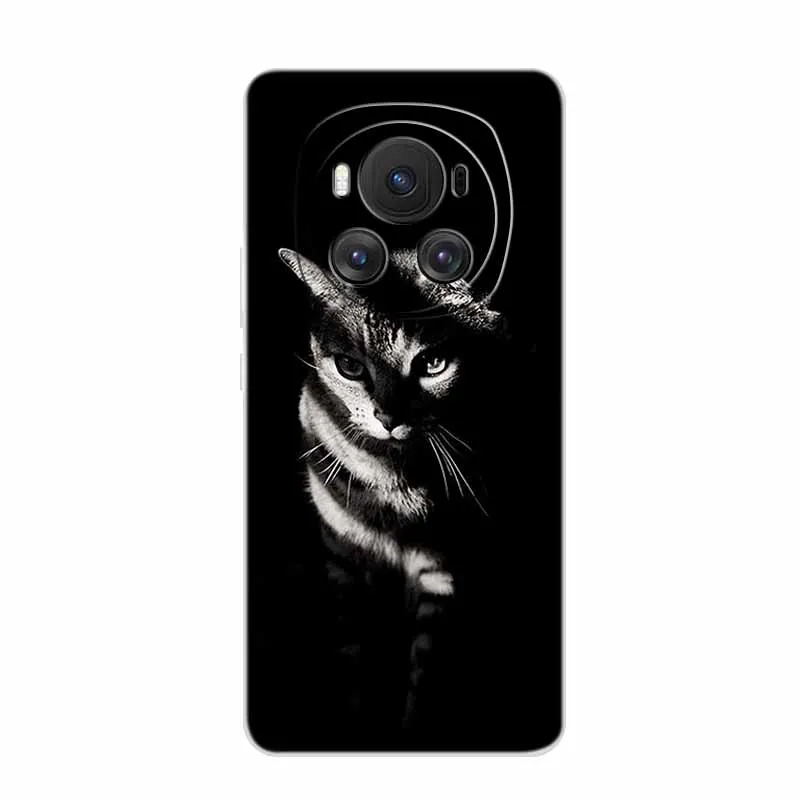Fashionable Clear Animal Design Silicone Phone Case - Soft TPU Back Cover
