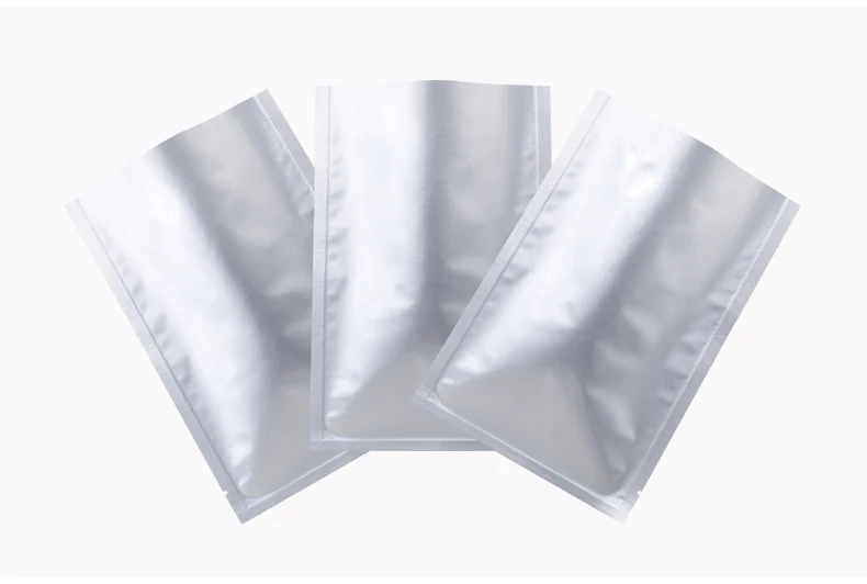 100 stücke Selbst-Dichtung Heißer Dichtung Flache Reine Aluminium Folie Feuchtigkeit-beweis Dichtung Tasche Tee Kaffee Bean Candy hause Verpackung Tasche – Detail 7