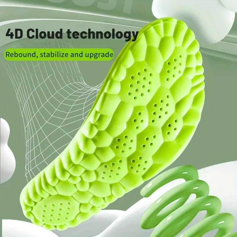 cushioned comfortable breathable wormwood deodorant insole arch support latex soft sweat absorbent running insole 1 Pair