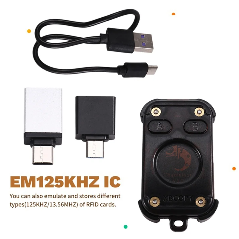 【B89E】Chameleon Ultra Chameleon V2.0 재시작 스마트 RFID 칩 리더 에뮬레이터 NFC 복사기 125Khz 13.56Mhz 카드 디코딩