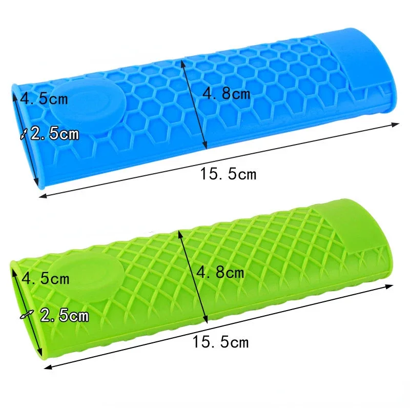 Silicone Pot Pan Handle Saucepan Holder Sleeve Non-slip Cover Grip Cookware Parts Unique Kitchen Tools 1 Pc