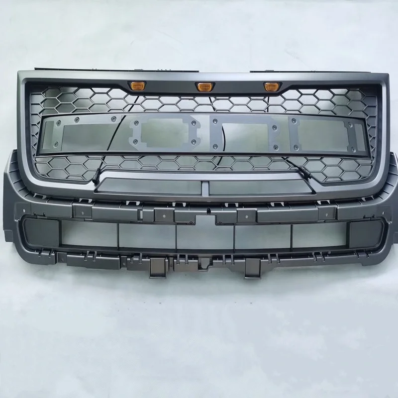 

Carbon Fiber Pattern Front Grilles for 2015-2018 Ford Explorer Change to F150 Style Racing Grille