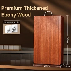 Premium Dual - Sided Bamboo & Wood Cutting Board with Anti - Slip Grip for Meat, Vegetables, and Cheese (Wooden 30cm)