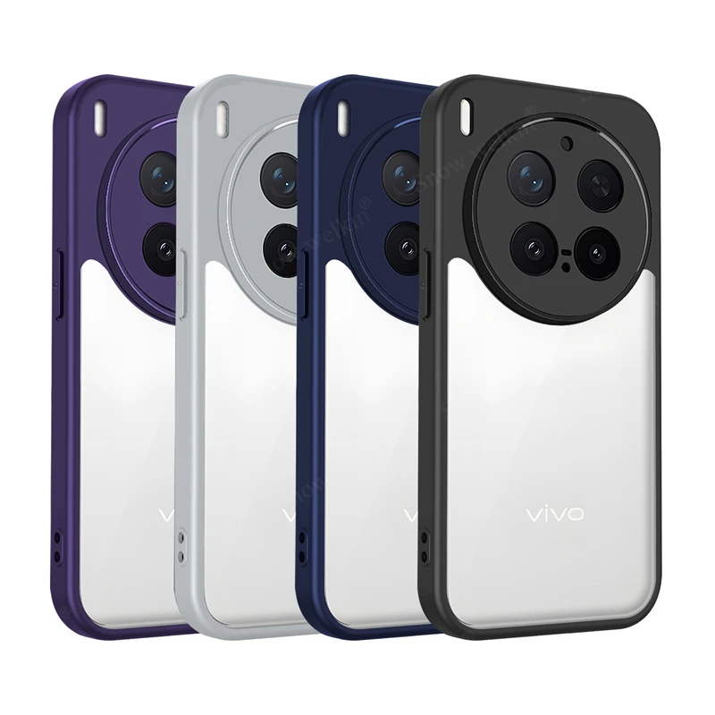 Clear Shockproof Phone Case | Transparent Silicone with PC Back and TPU Bumper