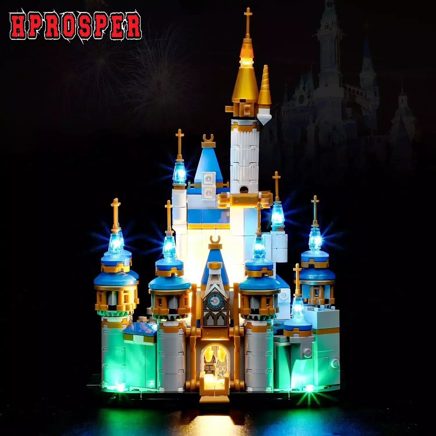 Hprosper 5V LED Light For 40478 Mini Disney Castle Decorative