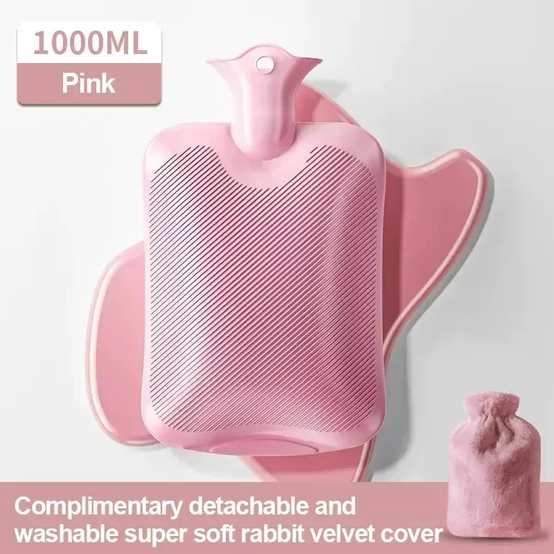 Cozy Plush Winter Hot Water Bottle - Explosion-Proof & Heat-Resistant