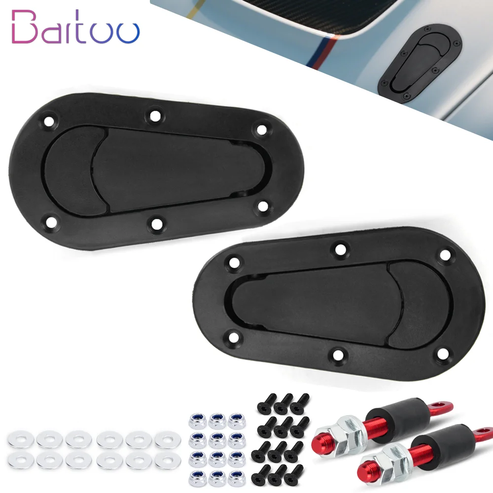 CENPEK Universele Motor Motorkap Cover Lock Key Pin Kit Veiligheid Klink Pin Zwart