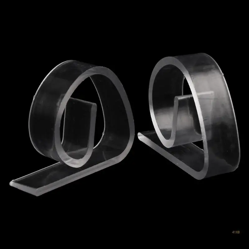 41XB 12Pcs Plastic Clear Tablecloth Table Cover Clips Holder Clamp Party Home