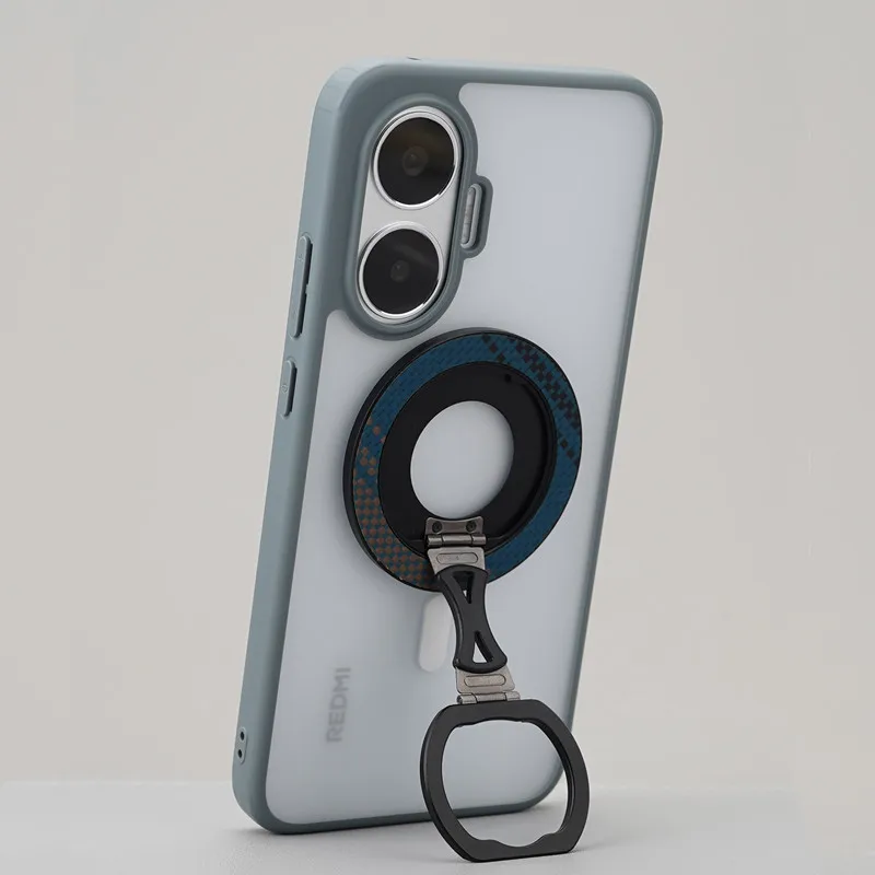 Slim Matte Shockproof Magnetic Back Case - Clear Hybrid TPU+PC, Good Quality