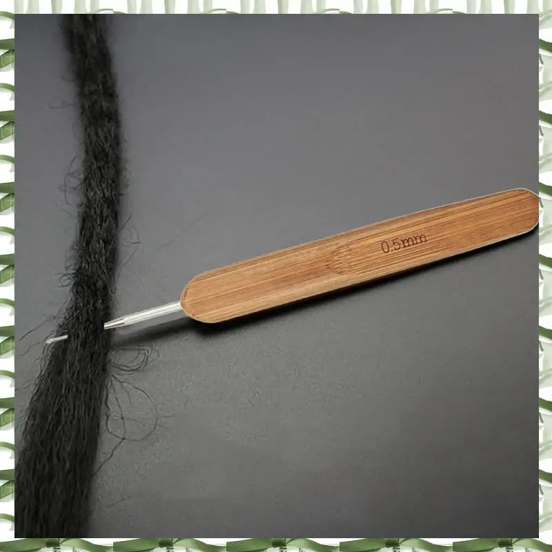 Professional Tool 10PCS Dreadlock Crochet Hook Tool, Dreadlocks Crochet Hooks For Hair Wood, Dreadlock Hook Tool