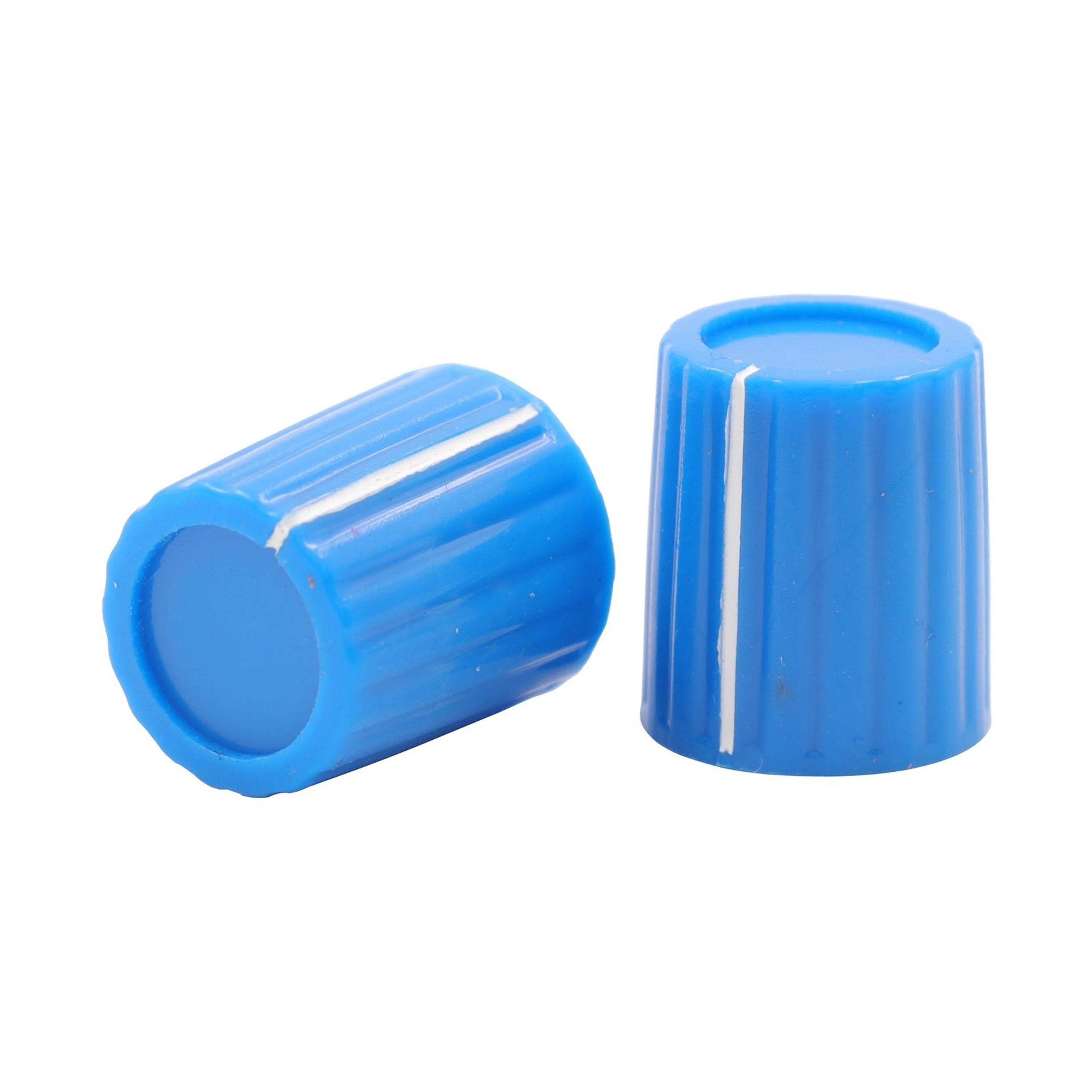 6.4mm Plastic Vintage Marconi Point Knob Button Guitar AMP Effect Pedal Stomp Box  1/4\