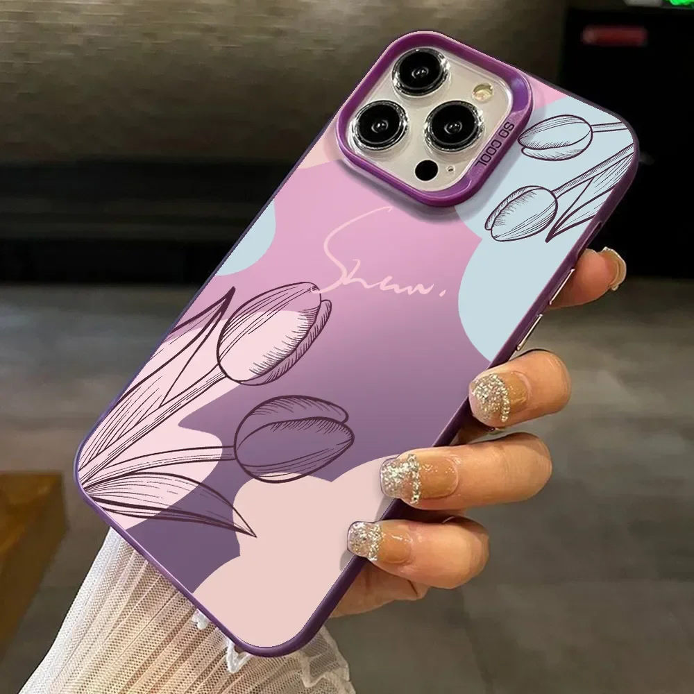 Fashion Butterfly Flower Pattern Shockproof Bumper Case with IMD Technology