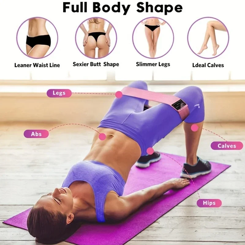 Elastic Hip Circle Resistance Bands-High Quality Latex, Tightly Woven for Home Exercises-Available in Three Colors