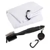 Golf Cleaning Kit Delicate Hook Towel Club Cleaning Brush 4