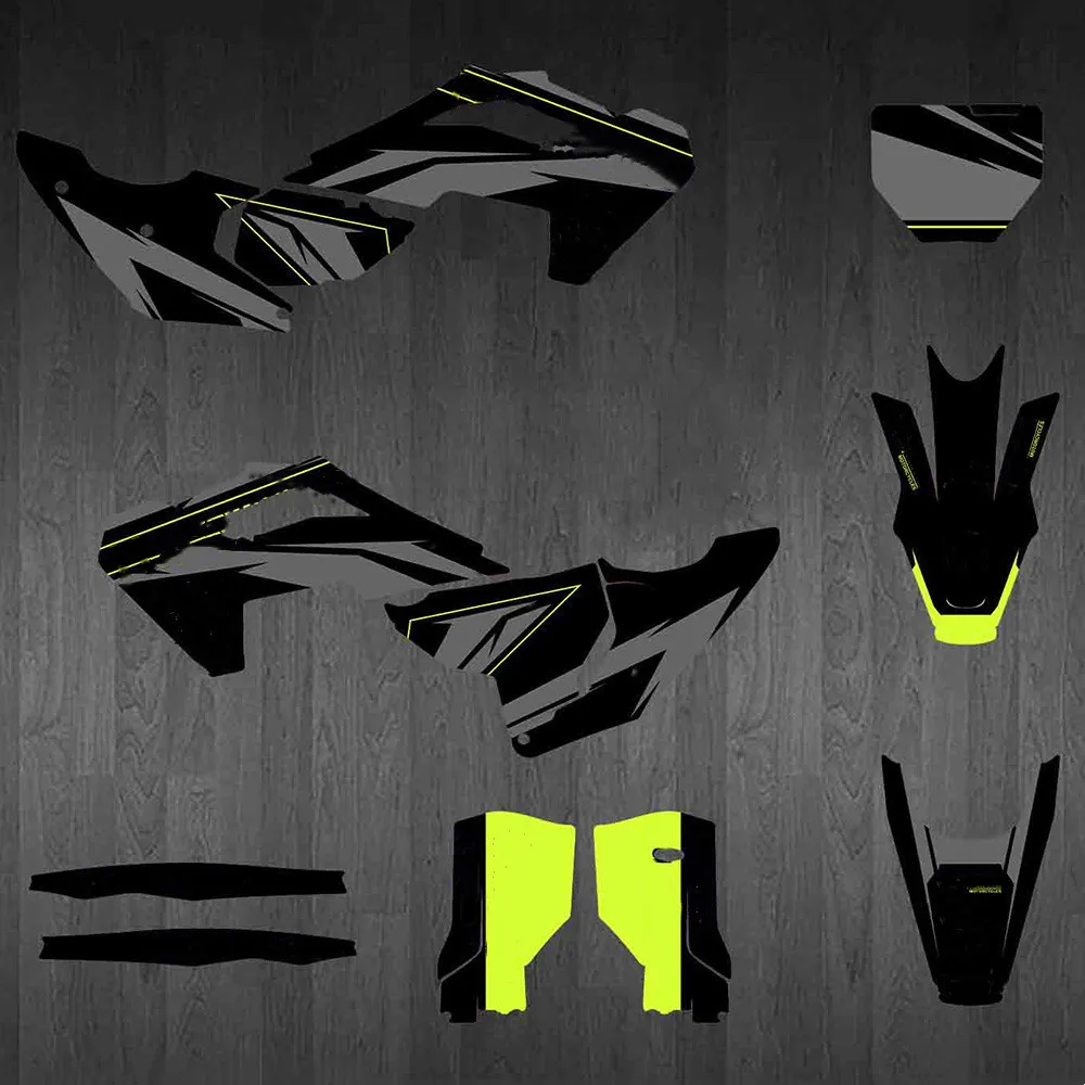 Kit Graphique Autocollants Husqvarna TE/FE 125-501 2024 - NitroMX YA001 - Neuf