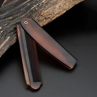 Folding Comb Professional Portable Hair Comb Hard Toothed Combs Styling Makeup Comb 2