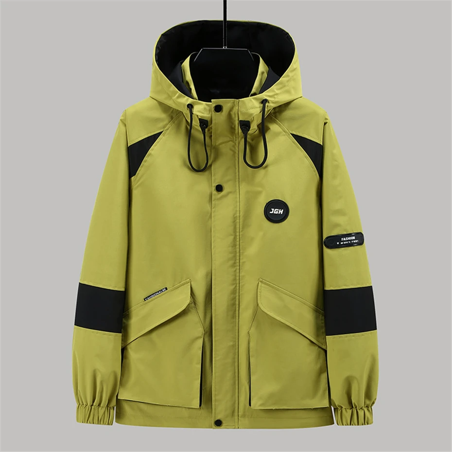 12XL Plus Size Windbreaker Jacket Men Autumn Winter Removable Inner Liner Jacket Coat Fashion Casual Fleece Jackets Big Size 4