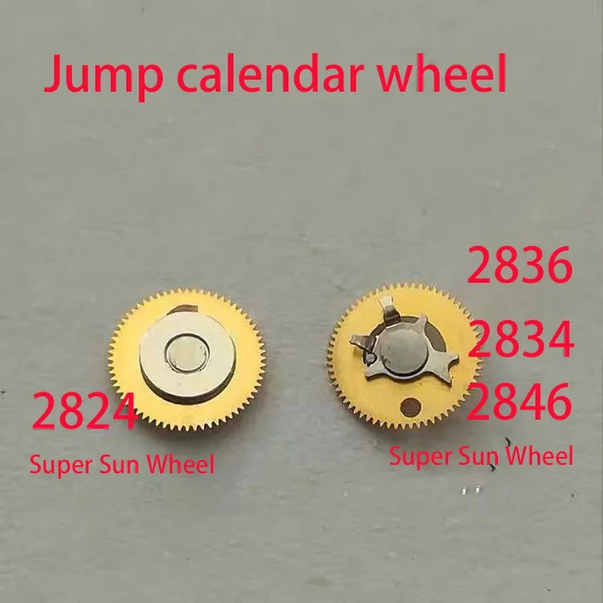 Accessori Per Il Movimento Dell'Orologio Super Sun Wheel Jump Calendar Wheel Change Day Wheel Con Movimento 2836 2824 2834 2846