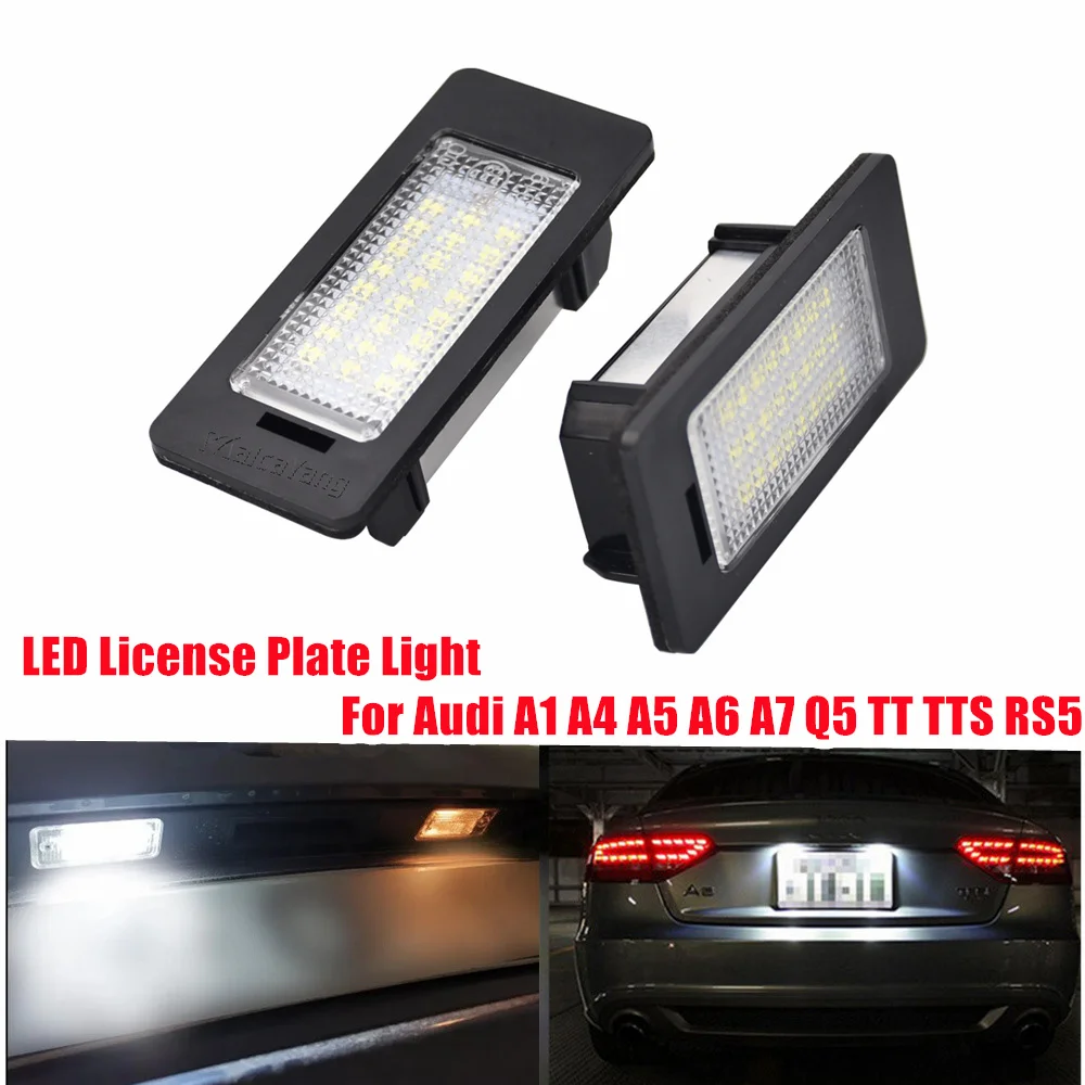 2PCS Canbus ���� ���� LED ��ȣ�� ����Ʈ ȭ��Ʈ ��ȣ ���� �ƿ�� A1 A4 B8 A5 S5 A6 S6 A7 5D Q5 TT TTS TTRS RS5 2D