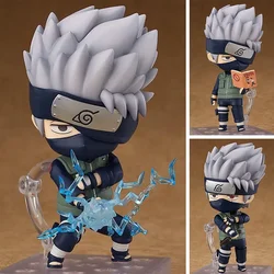 16pcs Nendoroid Naruto Shippuden Q Version Anime Action Figures - Articulated Collectible Toy Set Birthday Gift - With BOX (724 Kakashi)