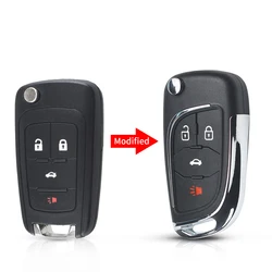 Enhanced Universal Flip Remote Key Case, 2 - 5 Button Options - Opel (Model 3)
