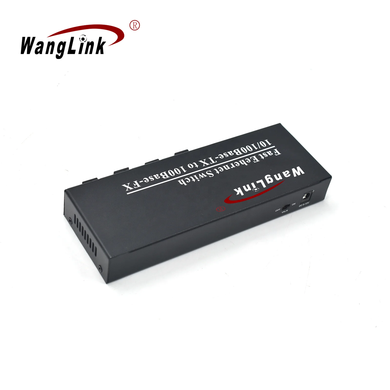 Wanglink 4F4E Ethernet Fiber Switch 4 RJ45 4 SC Optical Media Converter Single Mode fiber Port 10/100M Media Converter