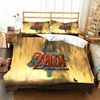Z-Zelda Pattern Quilt Cover Pillowcase Bedding Two or Three Piece Set Multi Size Comforter Set Duvet Cover Bedding Sets 3