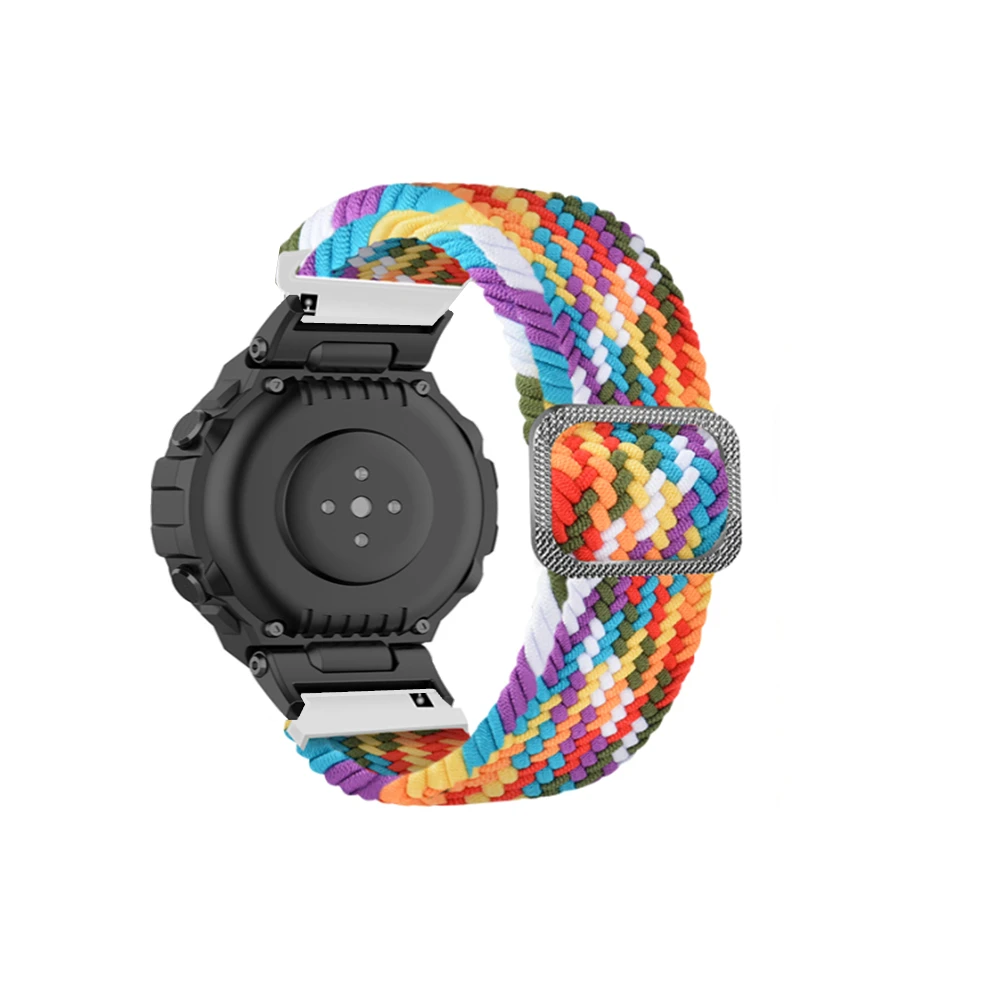 Breathable Nylon Adjustable Wristband - Soft Elastic Bracelet for Smart Watch Accessories
