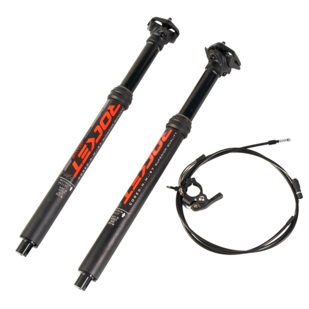 MTB Bicycle Shock Absorber Seatpost  27.2 30.9 31.6mm Adjustable Suspension Travel Seat Post Internal Routing For Mountain Bike