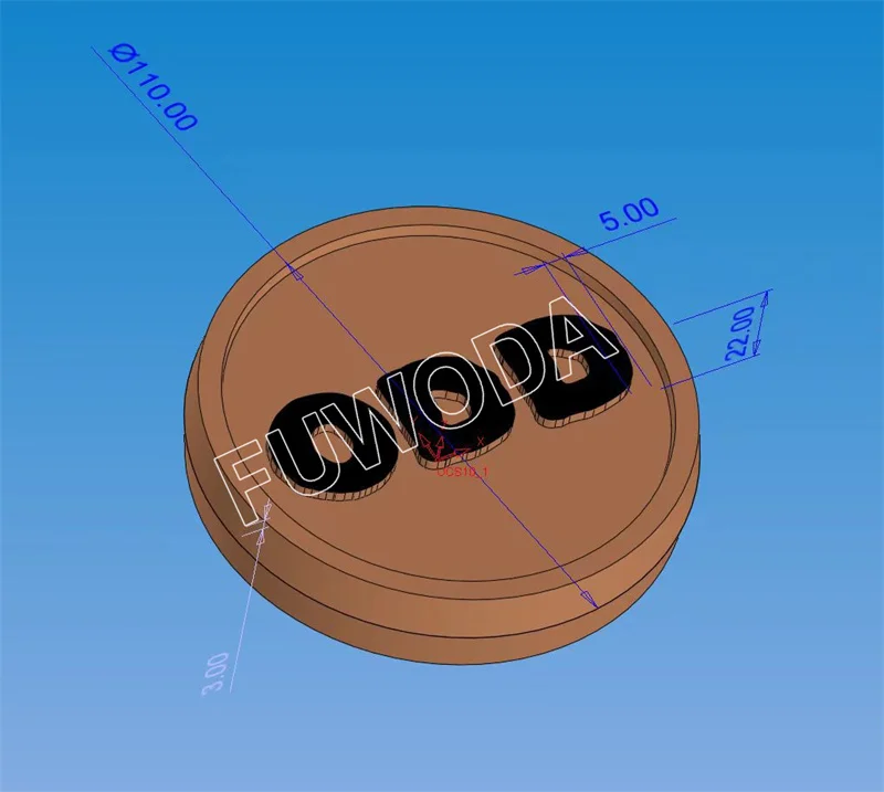 Description Picture 5 of item3Pcs Commercial Non-stick Coating Korean Gold Coin Waffle Machine Round Shape Cheese Bread Cartoon Waffle Maker Snack Equipment