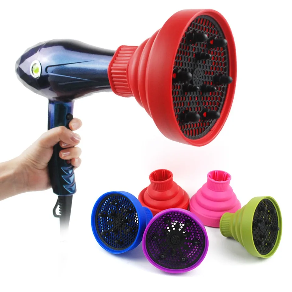 Silicone Hairdryer Diffuser Foldable Temperature Resistant