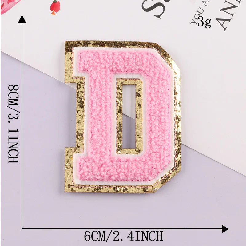 Patch Letters for Clothes - Alphabet Sticky Letter Emblems for DIY Jackets, Bags, and Clothing Projects