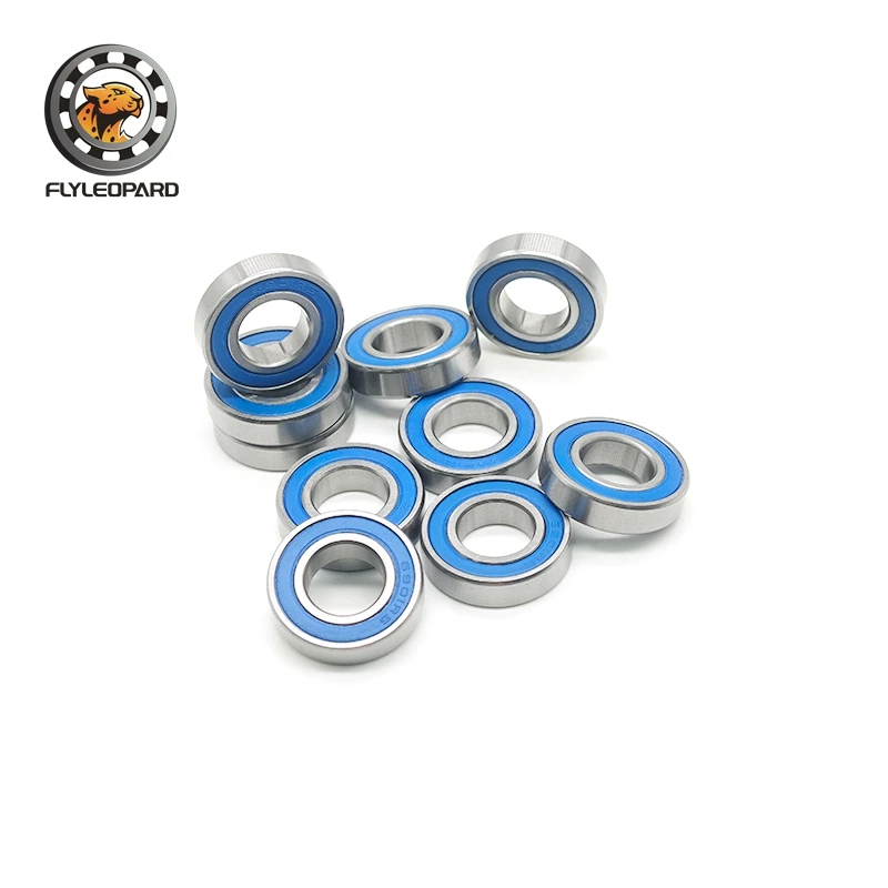 10PCS 6901RS 베어링 12x24x6mm ABEC-7 취미 전기 RC 자동차 트럭 6901 RS 2RS 볼 베어링 6901-2RS 블루 씰