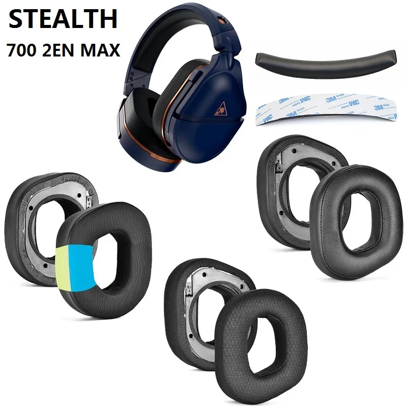 Replacement Ear Pads for Over-Ear Headphones - Cushioned Ear Cups, Earmuffs, and Ear Pillows