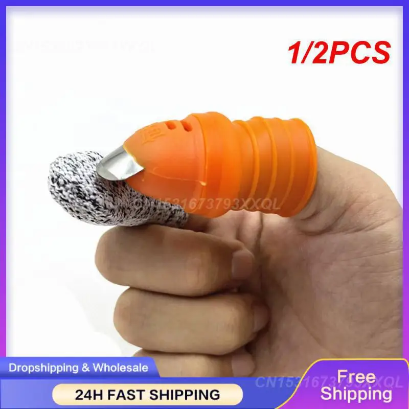 1/2Pcs Thumb Machete Picker Melone Picking Fruit Picker Taglierina Opzionale All'Ingrosso Silicone Thumb Knife Protector Gadget Da Cucina