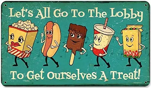 Ностальгический кинотеатр laquaudi, снэк-бар, жестяной знак, уникальная игровая комната, металлическая вывеска, Ретро стиль