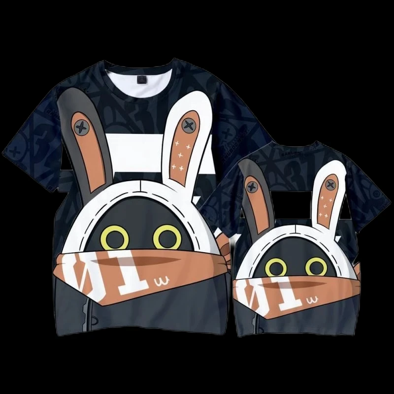 Zenless Zone Zero Series 3D Printed T Shirt For Men/Women Role-playing Clothing Oversized Harajuku Cartoon Top