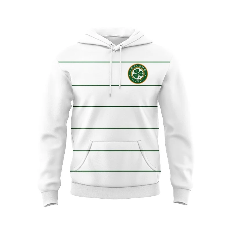 thumbnail image 1 of SUDADERA CON CAPUCHA Camisa retro irlandesa amarilla, 1 of 5