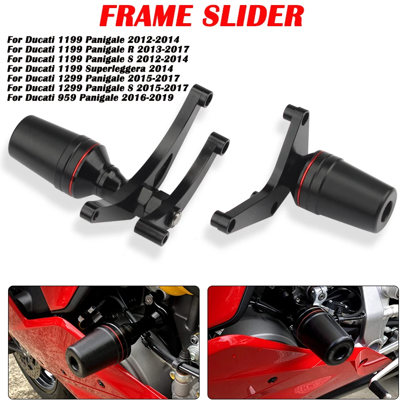 Motorcycle Frame Slider Crash Pad Fairing Guard Falling Protector For Ducati 959 1199 1299