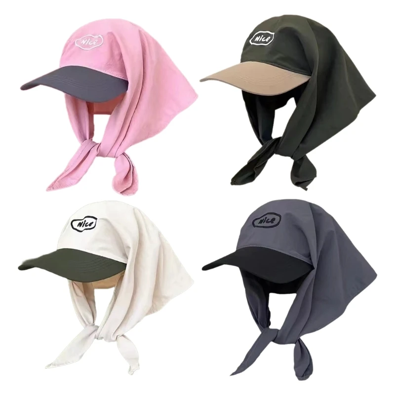 

Headscarf Baseball Hat Outdoor Sunproof Hat Quick Drying Breathable Travel Hat