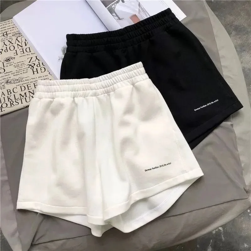 Y2K Shorts Sports High Waist Letter Print Casual Punk Summer Harajuku Retro 2022 Fashion Oversized Female High Street Solid new american eagle shorts