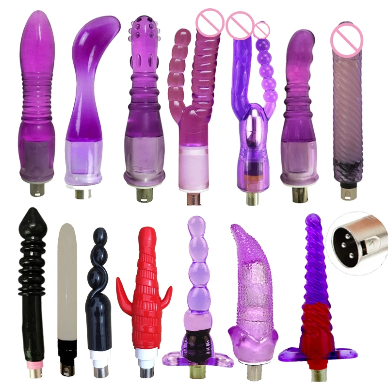 3XLR Sex Machine Anus Attachments Soft Anal Dildos Sex Toys for Women and Men Masturbation Love Machine Massage Accessories